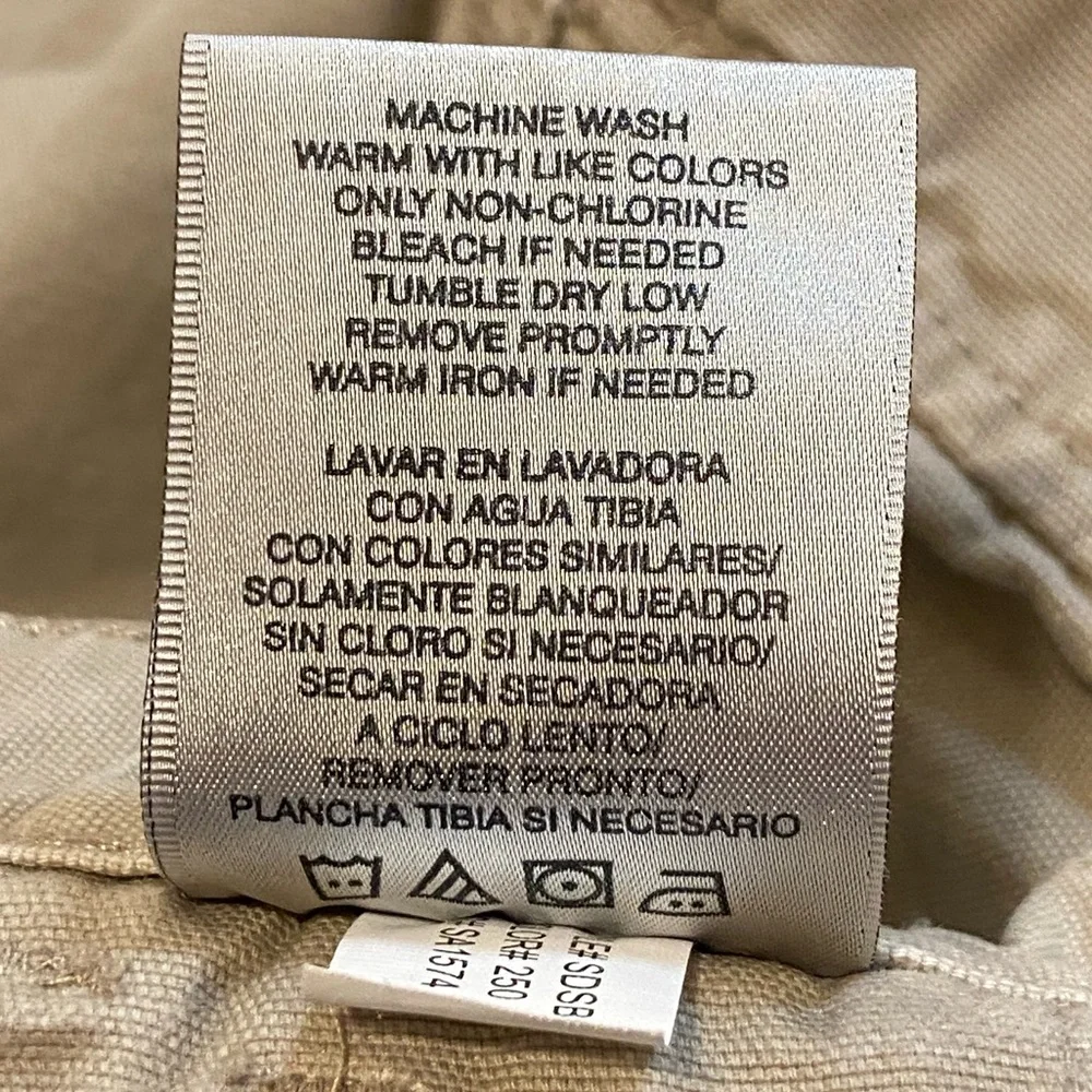 Savane Beige/Tan Casual Cotton Shorts Size W40